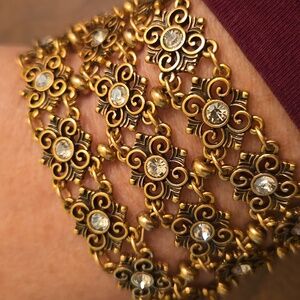 Gold Chain Link Bracelet